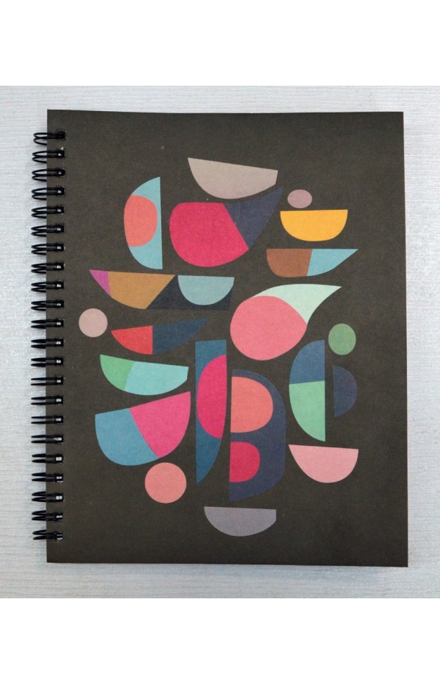 Notebook - Grey Abstract - A5